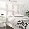 Image de vidaXL Tête de lit Blanc 95,5x4x100 cm Bois massif de pin