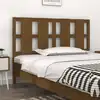 Image de vidaXL Tête de lit Marron miel 125,5x4x100 cm Bois massif de pin