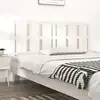 Image de vidaXL Tête de lit blanc 155,5x4x100 cm bois massif de pin