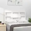 Image de vidaXL Tête de lit Blanc 95,5x4x100 cm Bois massif de pin
