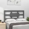 Image de vidaXL Tête de lit Gris 105,5x4x100 cm Bois massif de pin