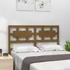 Image de vidaXL Tête de lit Marron miel 125,5x4x100 cm Bois massif de pin
