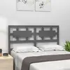 Image de vidaXL Tête de lit Gris 165,5x4x100 cm Bois massif de pin
