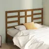 Image de vidaXL Tête de lit Marron miel 166x4x104 cm Bois massif de pin