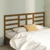 Image de vidaXL Tête de lit Marron miel 186x4x104 cm Bois massif de pin