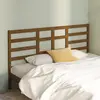 Image de vidaXL Tête de lit Marron miel 206x4x104 cm Bois massif de pin