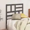Image de vidaXL Tête de lit Gris 106x4x104 cm Bois massif de pin