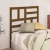 Image de vidaXL Tête de lit Marron miel 106x4x104 cm Bois massif de pin