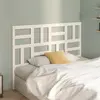 Image de vidaXL Tête de lit Blanc 126x4x104 cm Bois massif de pin