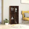 Image de vidaXL Armoire à livres Chêne fumé 50x25x106 cm