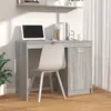 Image de vidaXL Bureau Sonoma gris 100x50x76 cm Bois d'ingénierie