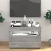 Image de vidaXL Meuble TV avec lumières LED Sonoma gris 60x35x40 cm