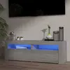 Image de vidaXL Meuble TV avec lumières LED sonoma gris 120x35x40 cm