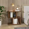 Image de vidaXL Table de chevet Chêne marron 50x30x51,5 cm Bois d'ingénierie