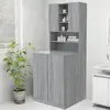 Image de vidaXL Meuble pour machine à laver Sonoma gris 70,5x25,5x90 cm