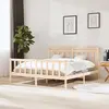 Image de vidaXL Cadre de lit sans matelas bois massif 160x200 cm