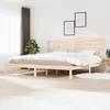 Image de vidaXL Cadre de lit sans matelas bois massif de pin 200x200 cm
