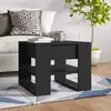 Image de vidaXL Table basse noir 55,5x55x45 cm bois d'ingénierie