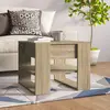Image de vidaXL Table basse chêne sonoma 55,5x55x45 cm bois d'ingénierie