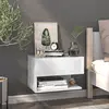 Image de vidaXL Table de chevet murale Blanc
