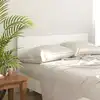 Image de vidaXL Tête de lit Blanc 160x1,5x80 cm Bois d'ingénierie
