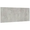 Image de vidaXL Tête de lit Gris béton 200x1,5x80 cm Bois d'ingénierie