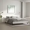 Image de vidaXL Tête de lit murale Blanc 240x1,5x80 cm Bois d'ingénierie