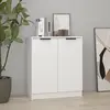 Image de vidaXL Buffet Blanc 60x30x70 cm Bois d'ingénierie