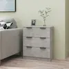 Image de vidaXL Buffet Gris béton 60x30x70 cm Bois d'ingénierie