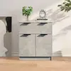 Image de vidaXL Buffet Gris béton 60x30x70 cm Bois d'ingénierie