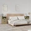 Image de vidaXL Tables de chevet 2 pcs Chêne Sonoma Bois d'ingénierie