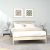 Image de vidaXL Tables de chevet 2 pcs Gris béton Bois d'ingénierie