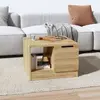 Image de vidaXL Table basse chêne sonoma 50x50x36 cm bois d'ingénierie