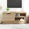 Image de vidaXL Meuble TV Chêne sonoma 80x35x36,5 cm Bois d'ingénierie