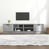 Image de vidaXL Meubles TV 2 pcs Gris béton 80x35x36,5 cm Bois d'ingénierie