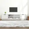 Image de vidaXL Meubles TV 2 pcs Blanc brillant 80x35x36,5 cm Bois d'ingénierie
