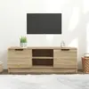 Image de vidaXL Meuble TV Chêne sonoma 102x35x36,5 cm Bois d'ingénierie