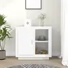 Image de vidaXL Buffet Blanc 80x40x75 cm