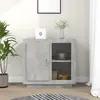 Image de vidaXL Buffet Gris béton 80x40x75 cm