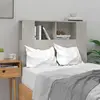 Image de vidaXL Armoire de tête de lit Gris béton 100x18,5x102,5 cm