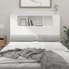 Image de vidaXL Armoire à tête de lit Blanc 120x18,5x102,5 cm