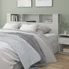 Image de vidaXL Armoire de tête de lit Gris béton 200x18,5x104,5 cm