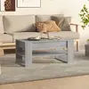 Image de vidaXL Table basse sonoma gris 102x55x45 cm bois d'ingénierie