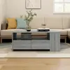 Image de vidaXL Table basse sonoma gris 102x55x42 cm bois d'ingénierie