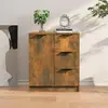 Image de vidaXL Buffet Chêne fumé 60x30x70 cm Bois d'ingénierie