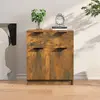 Image de vidaXL Buffet Chêne fumé 60x30x70 cm Bois d'ingénierie