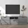 Image de vidaXL Meuble TV Sonoma gris 140x35x40 cm Bois d'ingénierie