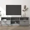 Image de vidaXL Meuble TV Sonoma gris 150x33,5x45 cm Bois d'ingénierie