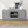 Image de vidaXL Meuble TV sonoma gris 102x35x45 cm bois d'ingénierie