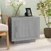 Image de vidaXL Table basse sonoma gris 51x50x45 cm bois d'ingénierie